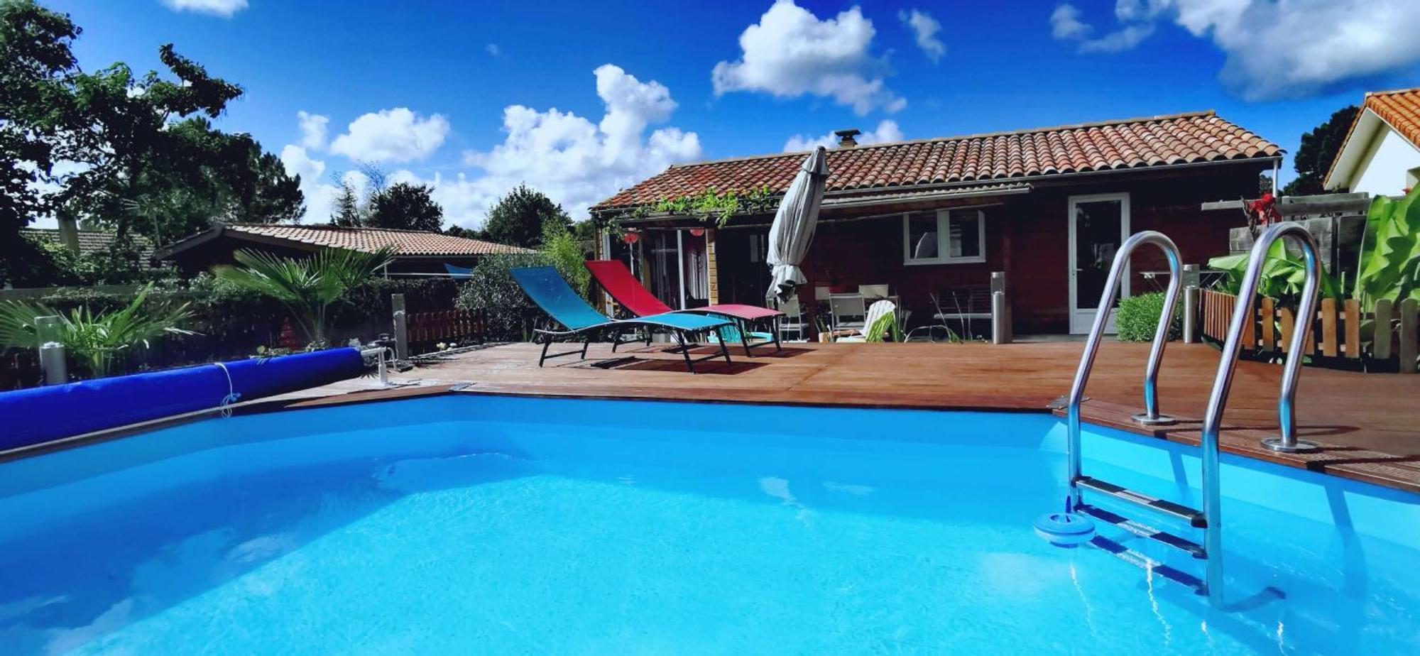 Maison & Piscine Prives,Plages Ocean Et Lac A 10 Kms Linxe Exterior photo